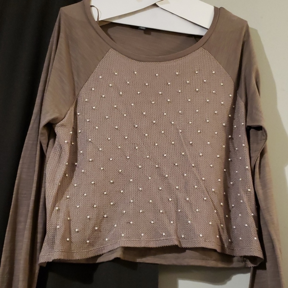 American Eagle Outfitters slub knit long sleeve